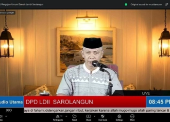 LDII Sarolangun Gelar Pengajian Hibrid, Tekankan Syukur dan Sedekah
