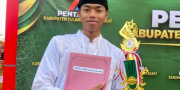 Siswa SMA As-Salam Raih Juara 1 Lomba Adzan PENTAS PAI Tulang Bawang Barat