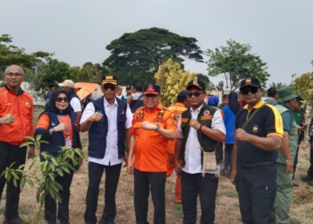 Senkom Mitra Polri Bersama Pemprov Banten dan BPBD Gelar Mitigasi Vegetasi
