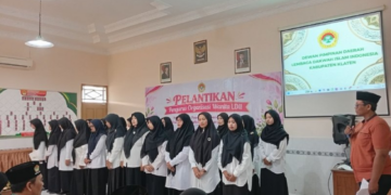 Perkuat Pembinaan Keluarga, LDII Klaten Lantik Pengurus Wanita LDII