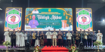 LDII Mimika bersama DKM Mifathul Huda dan DKM Ainil Yaqin Hadiri Tabligh Akbar