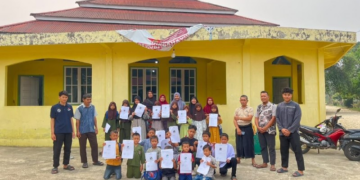 LDII Sarolangun Evaluasi Pembelajaran Agama, Bagikan Rapor Generus Caberawit